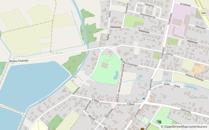 Zamek Dobroszyce location map