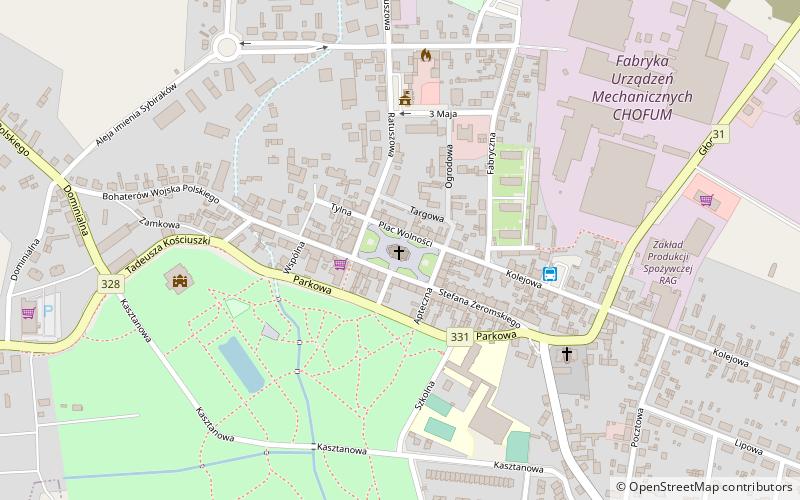 Kościół św. Józefa Robotnika w Chocianowie location map