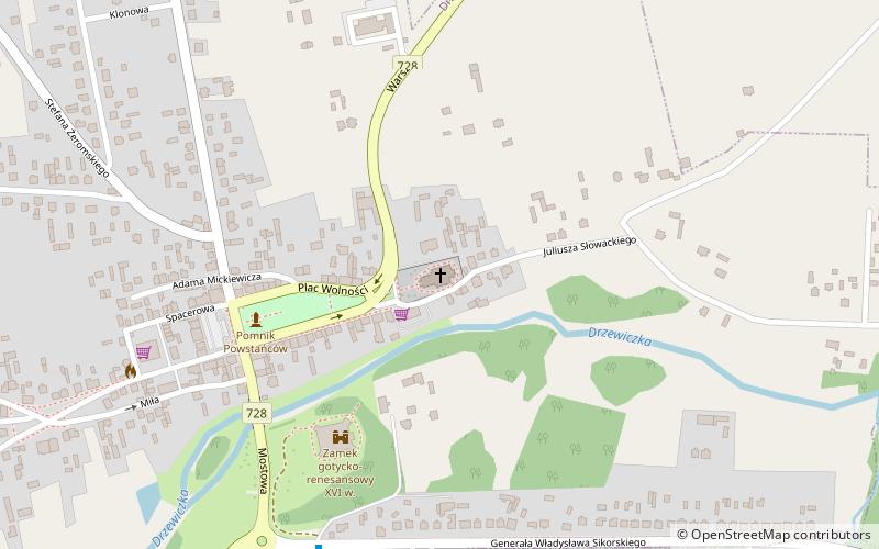 Parafia św. Łukasza Ewangelisty w Drzewicy location map