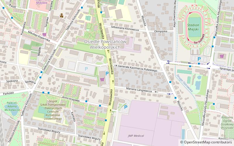 komplex ostrow wielkopolski location map