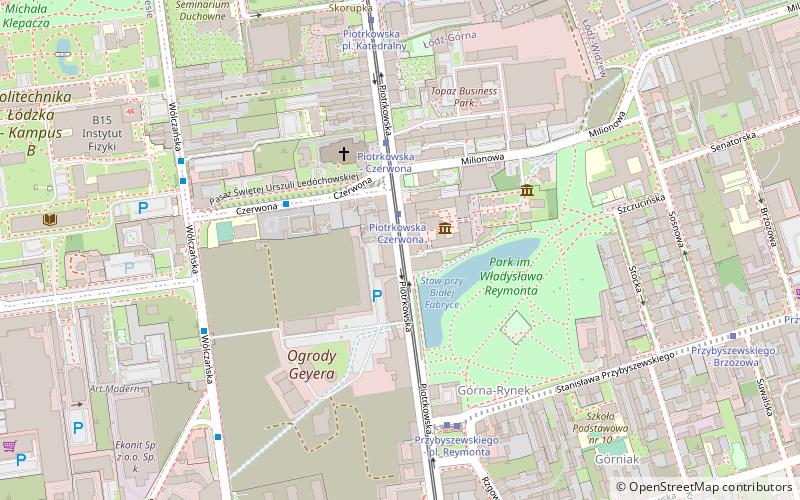 Łódź Wooden Architecture Skansen location map