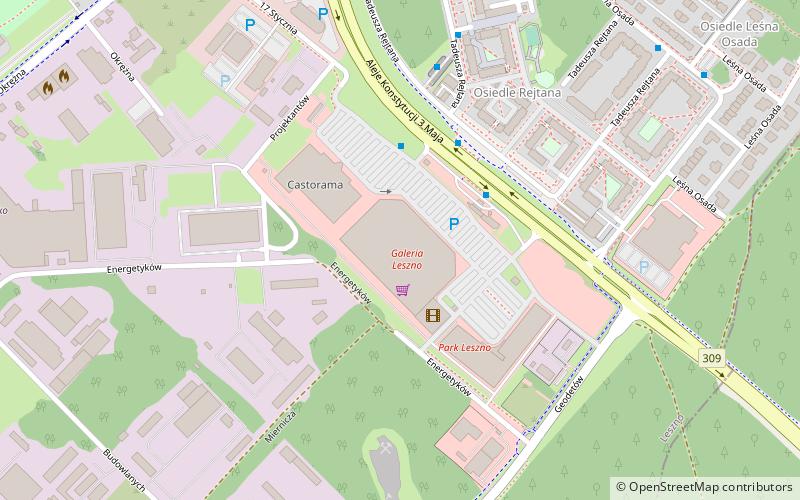 Galeria Leszno location map