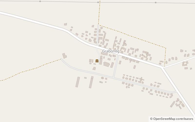 Dworek w Grabonogu location map