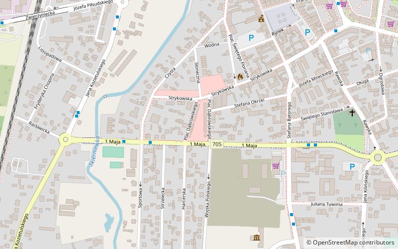 Plac Dąbrowskiego location map