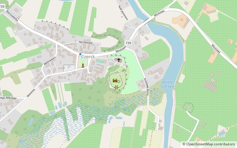 Zamek książąt mazowieckich w Czersku location map