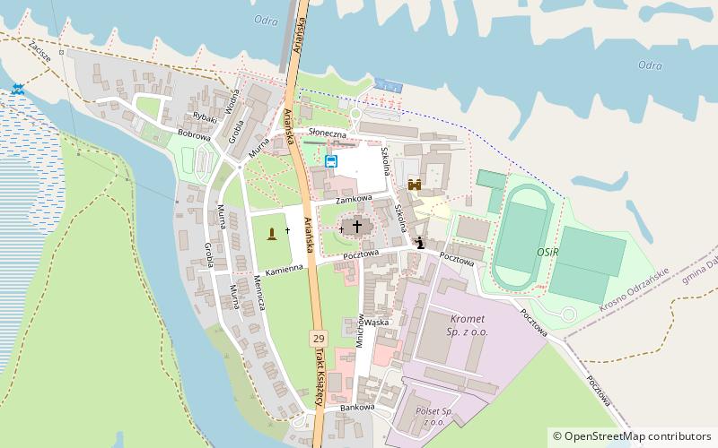 Kościół św. Jadwigi Śląskiej w Krośnie Odrzańskim location map