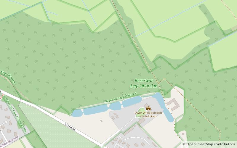Rezerwat Łęgi Oborskie location map