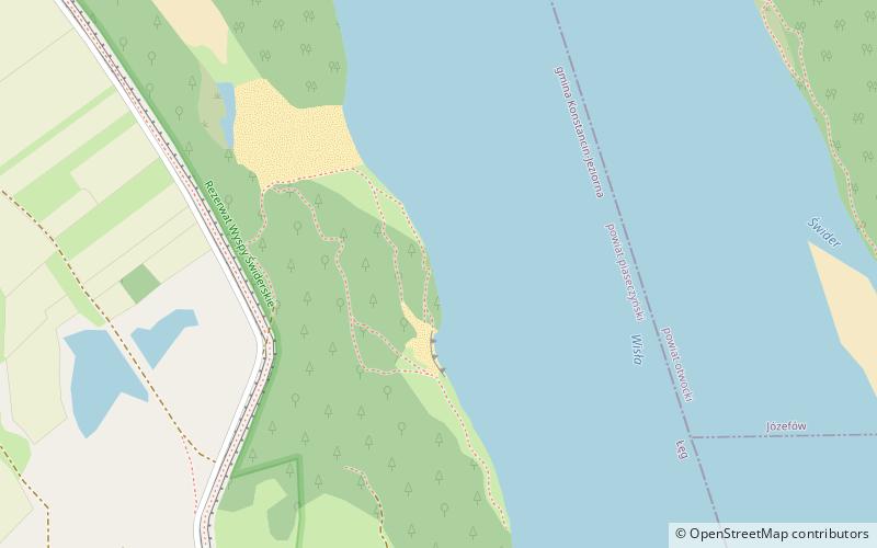 Rezerwat Wyspy Świderskie location map