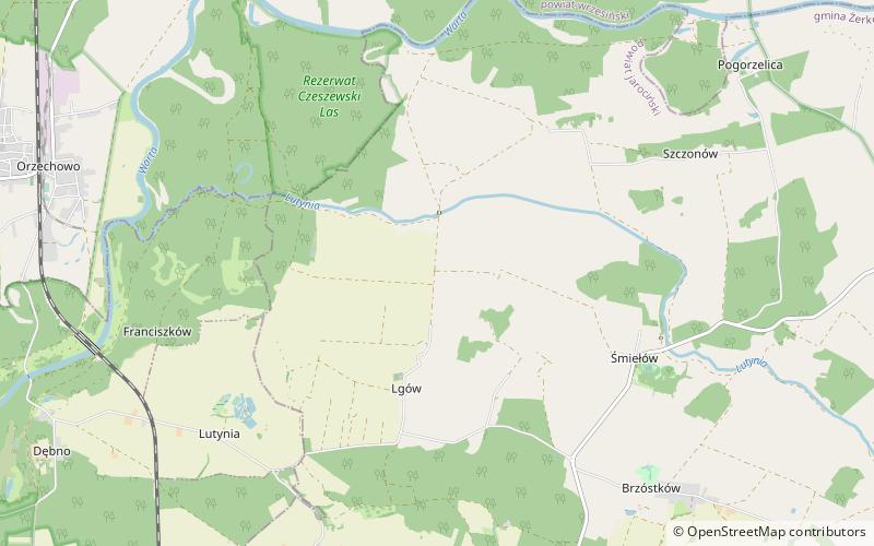 zerkowsko czeszewski park krajobrazowy location map