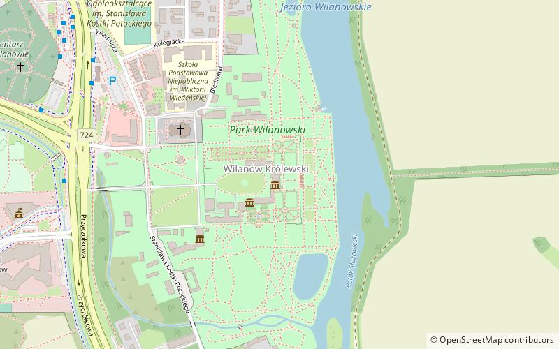 wilanow collection warschau location map