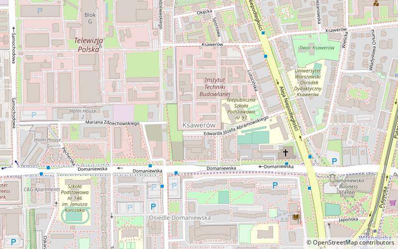 ksawerow varsovie location map