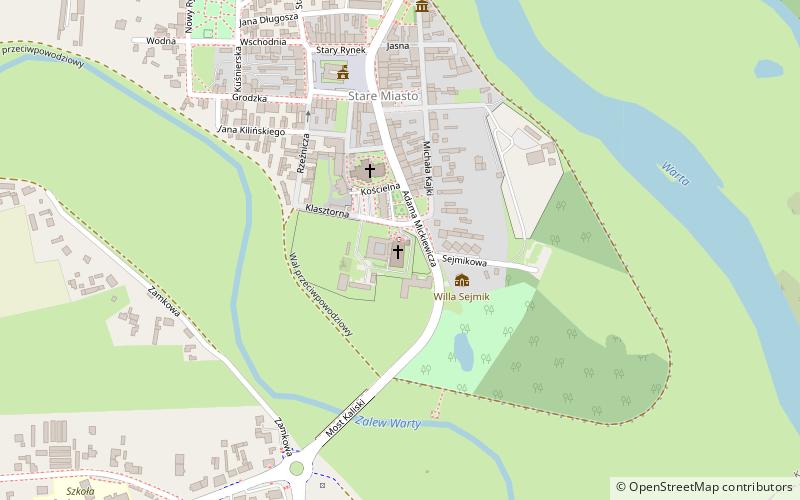 Kościół Nawiedzenia Najświętszej Maryi Panny i klasztor bernardynów w Kole location map