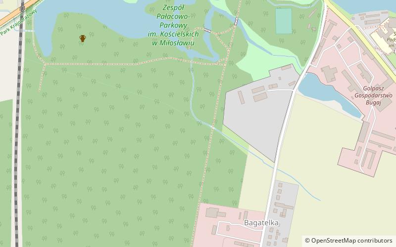 miloslaw park gmina miloslaw location map
