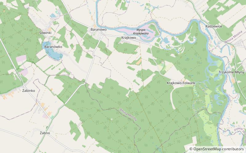 Parc naturel de Rogalin location map
