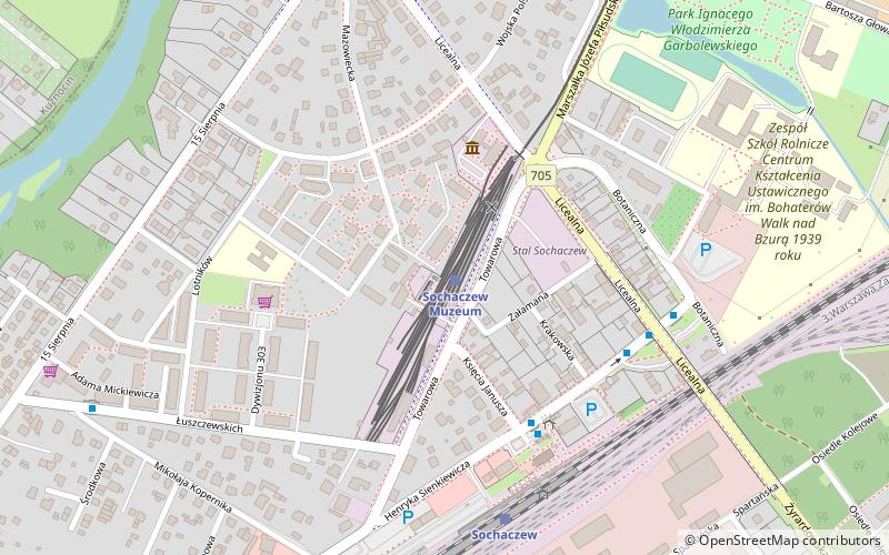 muzeum kolei waskotorowej w sochaczewie location map