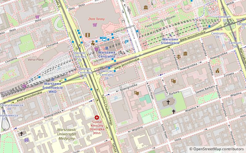 Centrum LIM location map