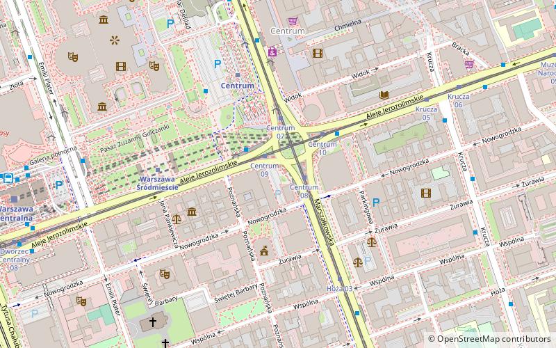 Marszałkowska Street location map