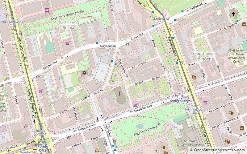 Plac Grzybowski location map
