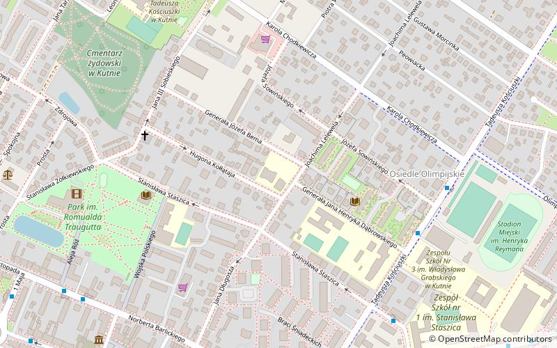 Higher School of the National Economy in Kutno location map