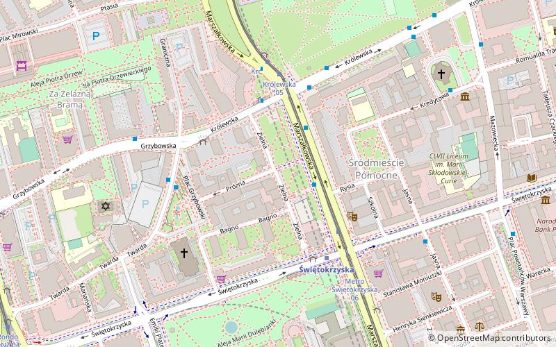 Zielna Street location map