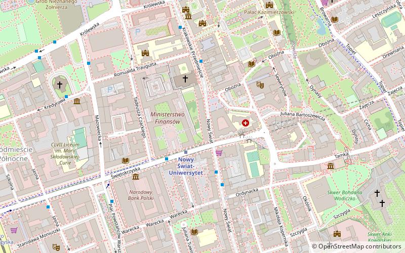 Zamoyski Palace location map