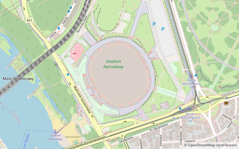 Stadion Dziesięciolecia location map