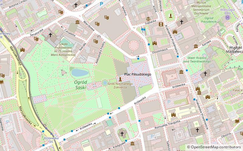 Pałac Saski location map