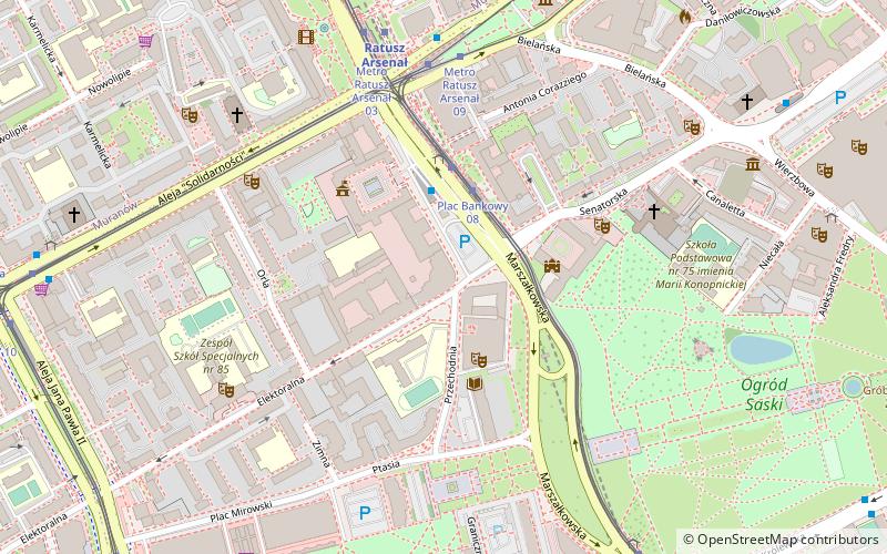 Museum of John Paul II Collection location map