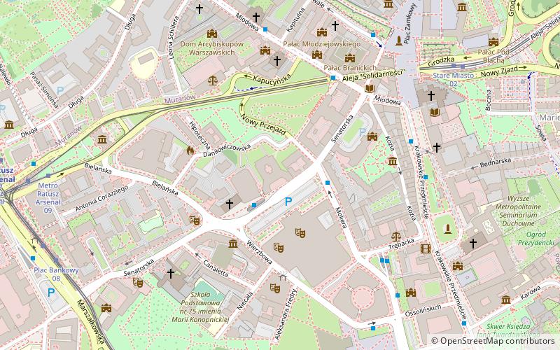 Jabłonowski Palace location map