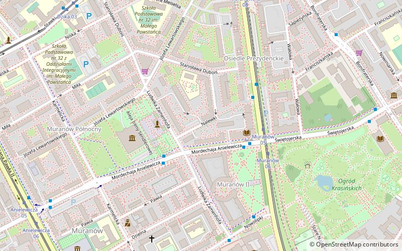 Nalewki Street location map