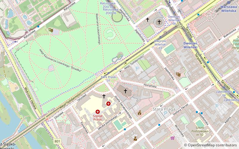 Praga Park location map
