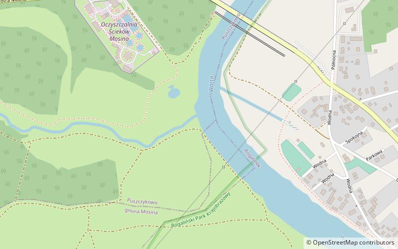 Kanał Mosiński location map