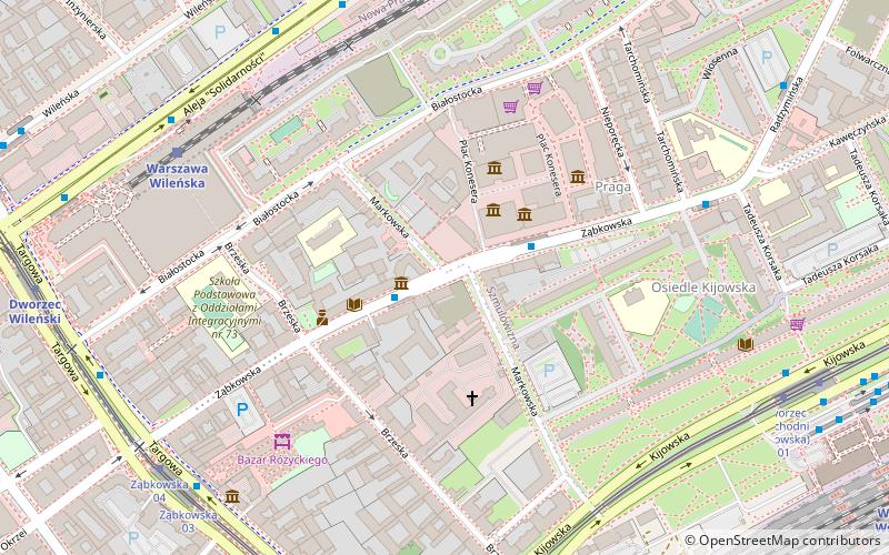 Ząbkowska Street location map