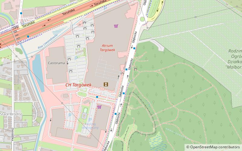 Atrium Targówek location map