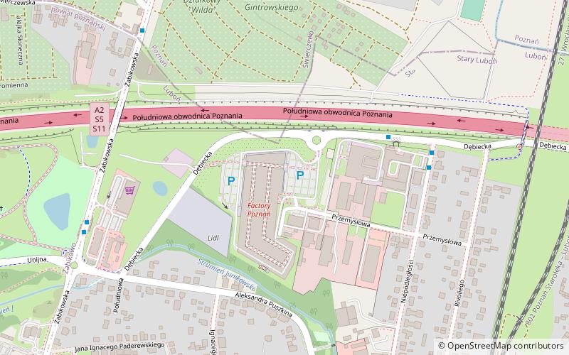 Factory Poznań location map