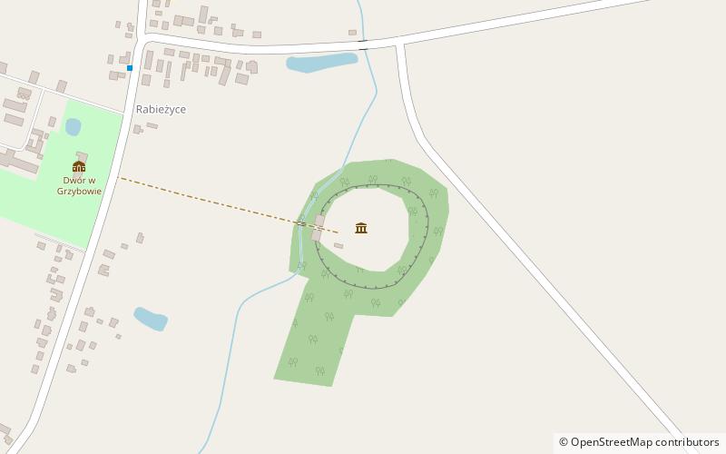 Gród Grzybowo location map