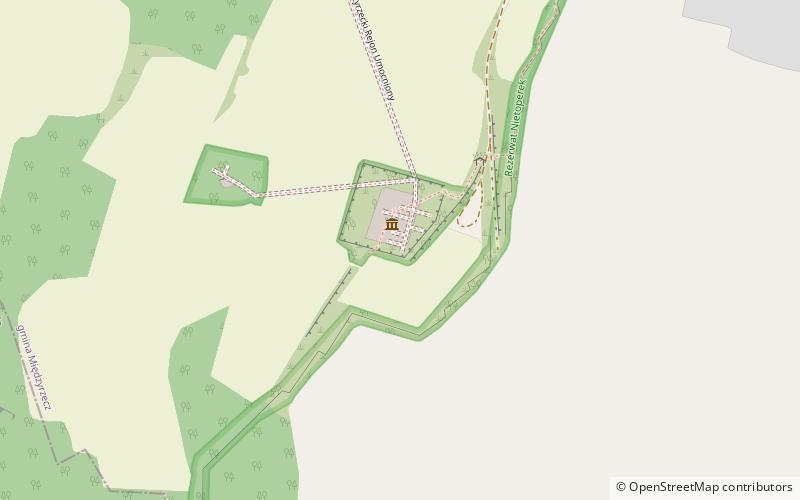Międzyrzecki Rejon Umocniony location map