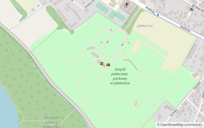 Pałac w Jabłonnie location map