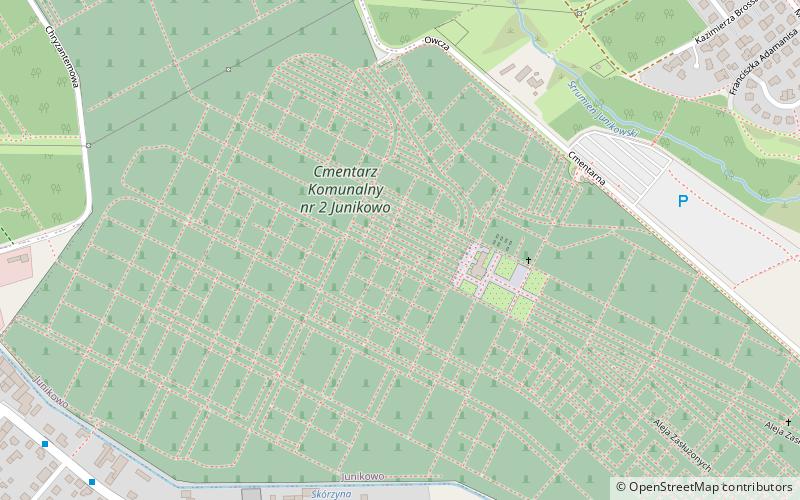 Cmentarz Junikowo location map