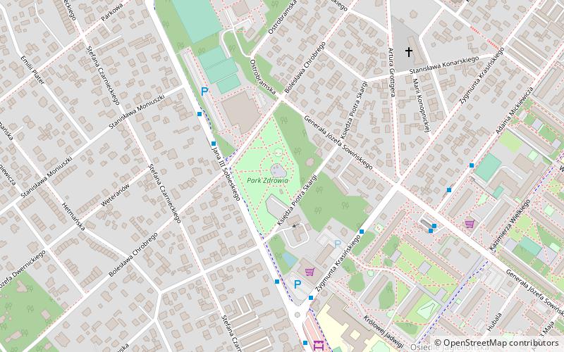 Tężnia location map
