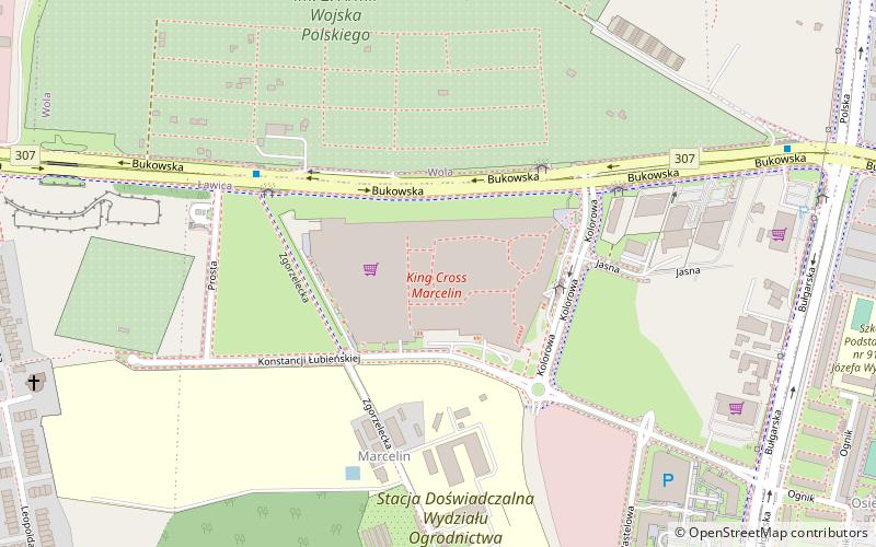 King Cross Marcelin location map