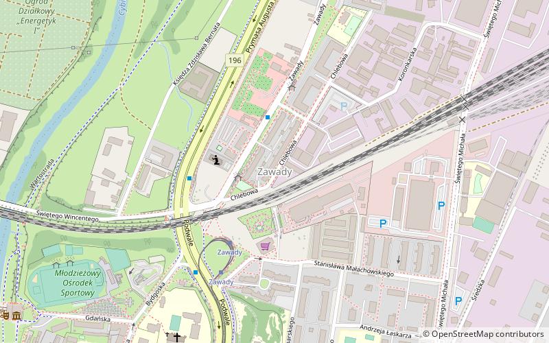 zawady poznan location map