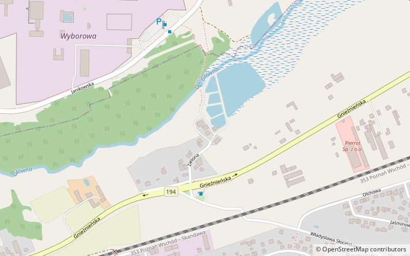Młyn location map