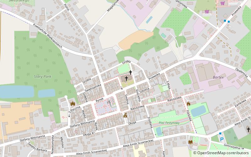 Kościół Wniebowzięcia Najświętszej Maryi Panny oraz św. Jana Chrzciciela i św. Jana Ewangelisty we Lwówku location map