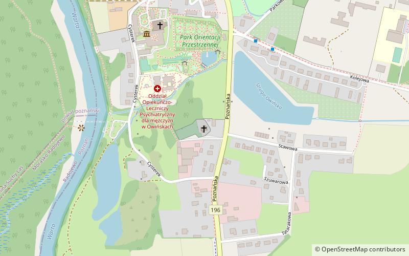 kosciol pw sw mikolaja w owinskach location map