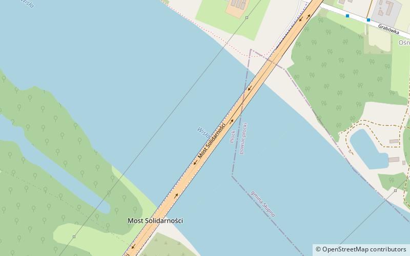 Most Solidarności location map