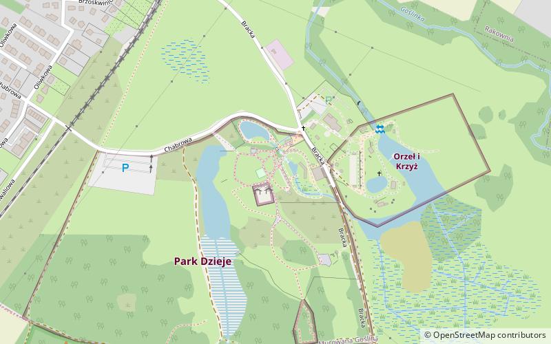 park dzieje murowana goslina location map