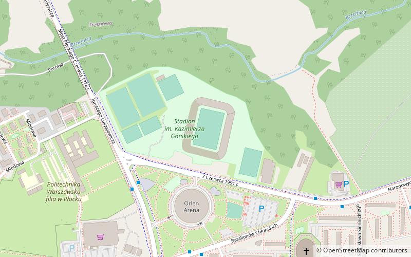 Stadion im. Kazimierza Górskiego location map