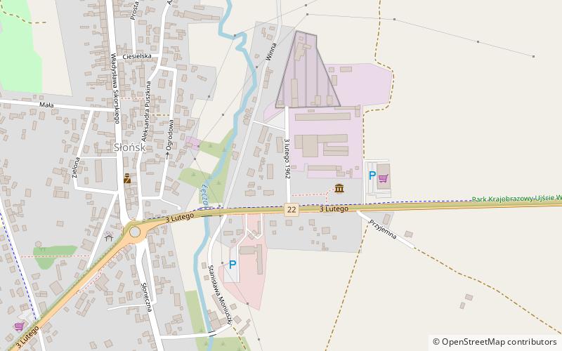 Sonnenburg concentration camp location map