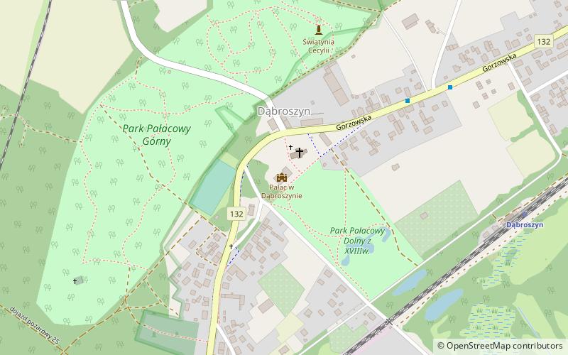 Schloss Tamsel location map